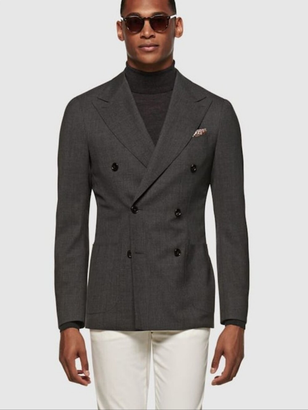 Banana Republic Charcoal Blazer Wool Blend New